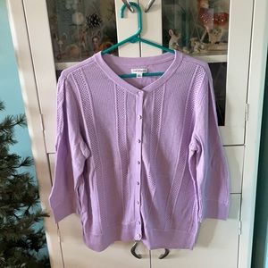 Croft & Barrow sz XL sweater cardigan euc